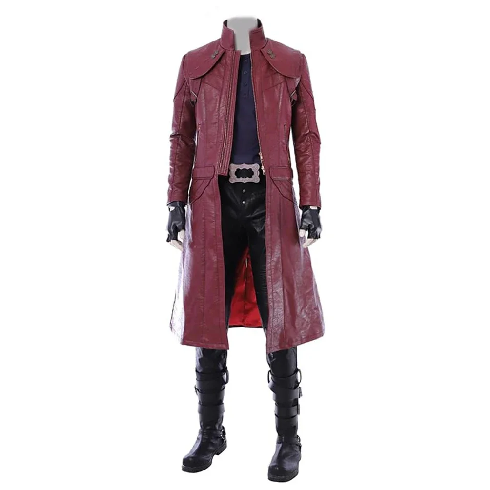 Juego de Cosplay DMC 5 Dante, botas de disfraz, trajes de Cosplay de Halloween