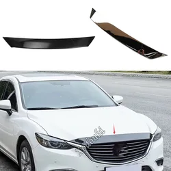 Car Cover Bumper Engine ABS Chrome Trim Front Grid Grill Grille Frame 1pcs For Mazda 6/Atenza Sedan 2014 2015 2016 2017 -2019