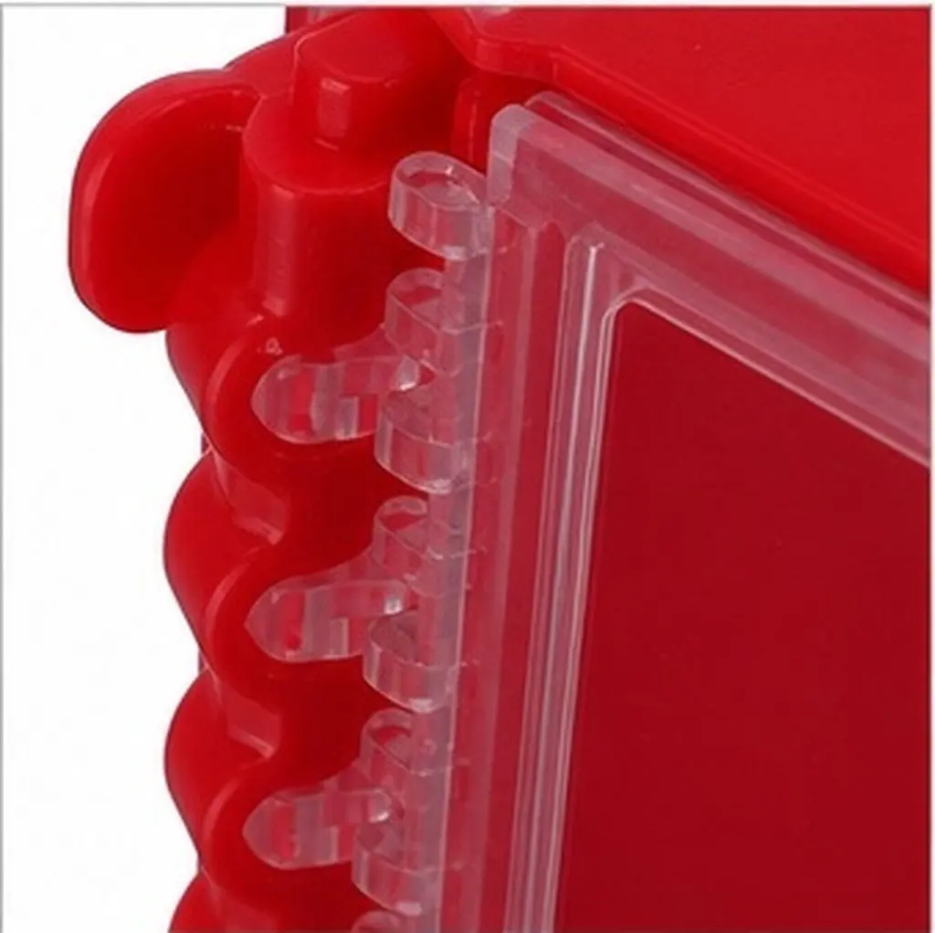 Group Padlock Box Red Wall Mounted Lockout Tagout Box 8 Slots Clear Panel Safety Lock Station Outdoor Key Storage Security