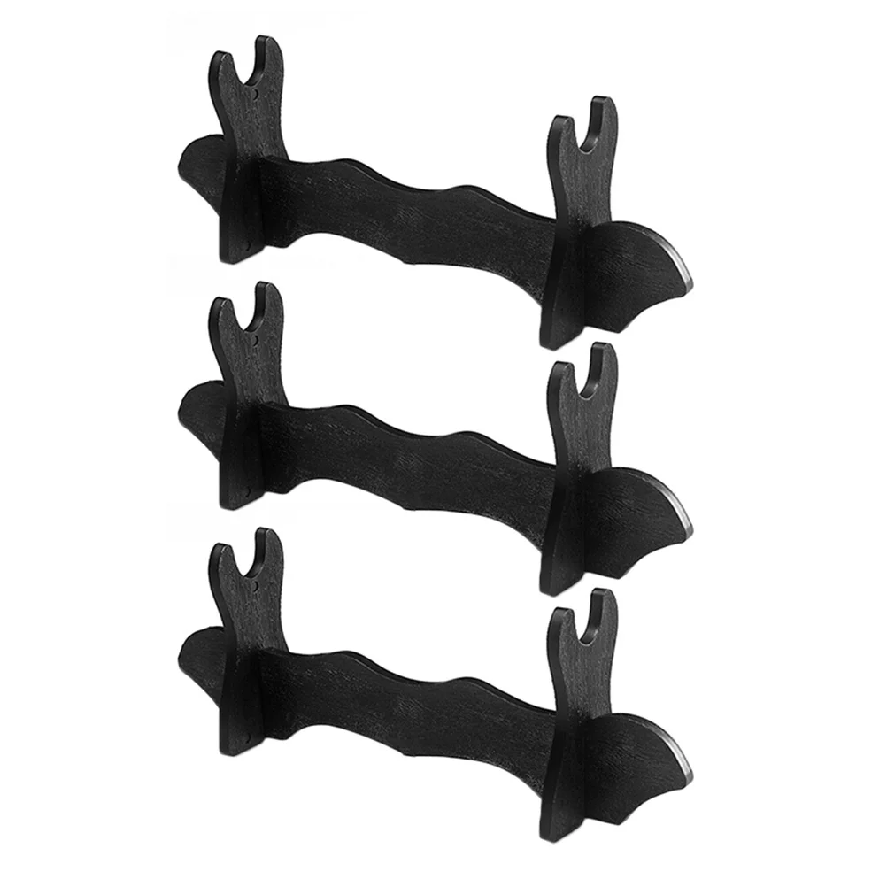 

3 Pcs Sword Display Stand Desktop Knives Racks Stands Swords Storage Toy Plastic Handicraft Collection Household Holders