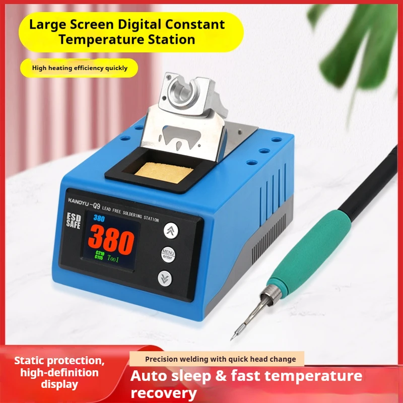 

Thermostatic electric soldering iron welding table temperature adjustment automatic hibernation high power welding table