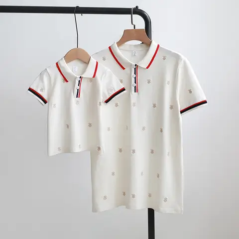Jul 2025 Familjematchande outfits Heltäckande tryck Mamma Pappa Barn 2-delat pyjamasset Sovkläder Baby Romper Julpyjamas 10 best sales familjeklänning för mor far och son - №4