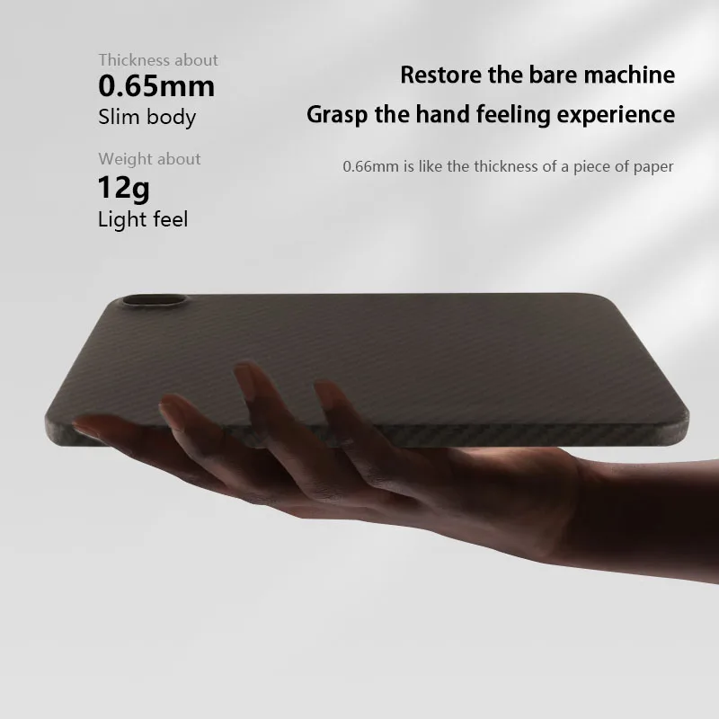 Carbon Fiber Case for iPad Mini 7 8.3 Inch Pro Mini6 Thin Matte Real Carbon Fiber Aramid Tablet Cover Protection Shell