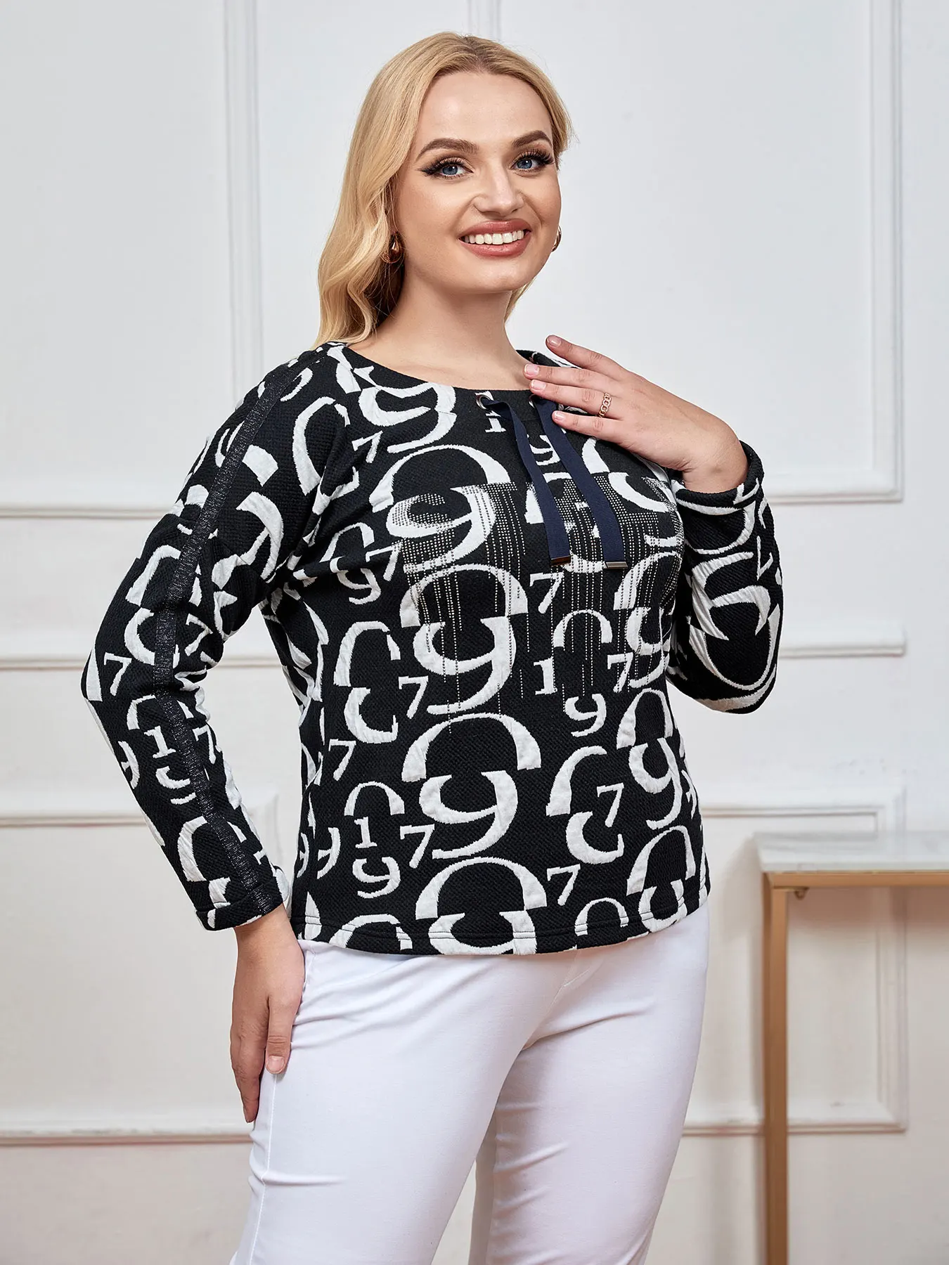 Top letni Top damski Plus Size elegancki, szykowny na pulchne modny Top damskie