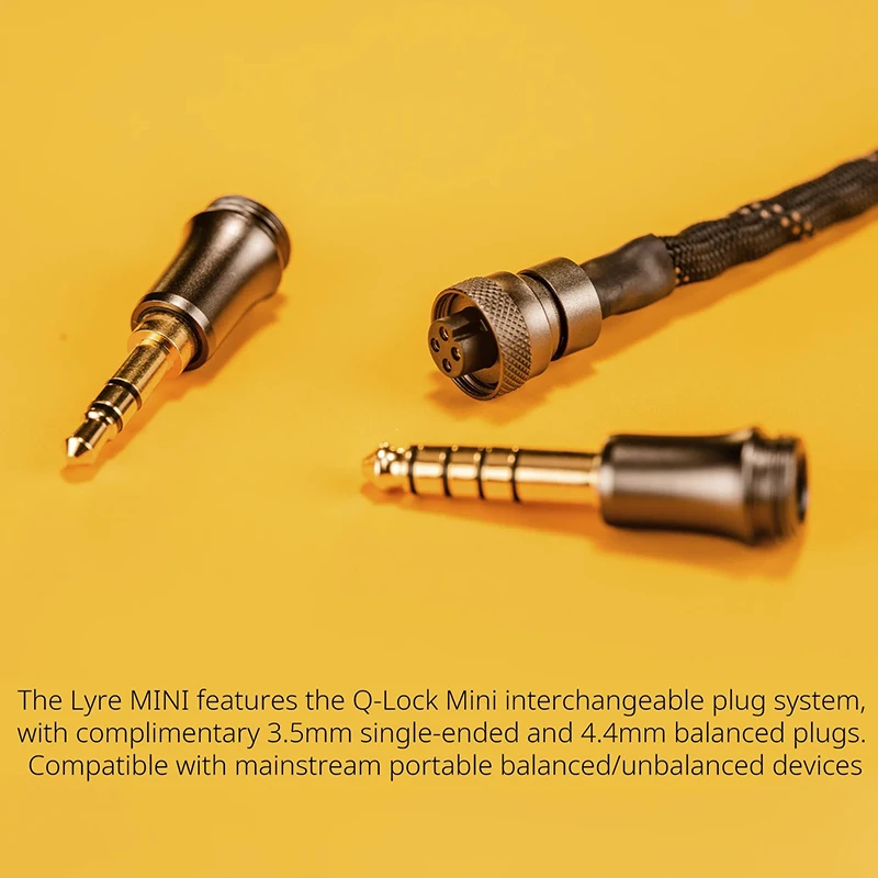 DUNU LYRE MINI HIFI イヤホンアップデートケーブル 240 ストランド高