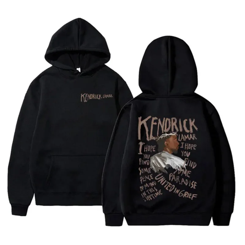 Rapper Kendrick Lamar Mr. Morale & The Big Steppers Graphic Pullover Male Casual Oversized Hoodie Men Hip Hop Hooded Sweatshirt