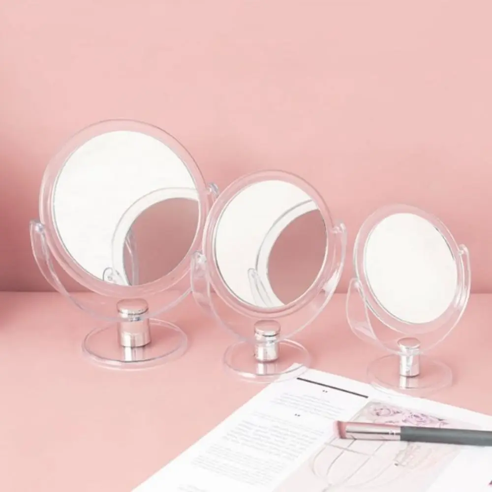 High Definition Rotation Makeup Mirror Double-sided Mirrors 360 Degree Adjustment Desktop Dressing Mirror Ins Magnifying Mirror