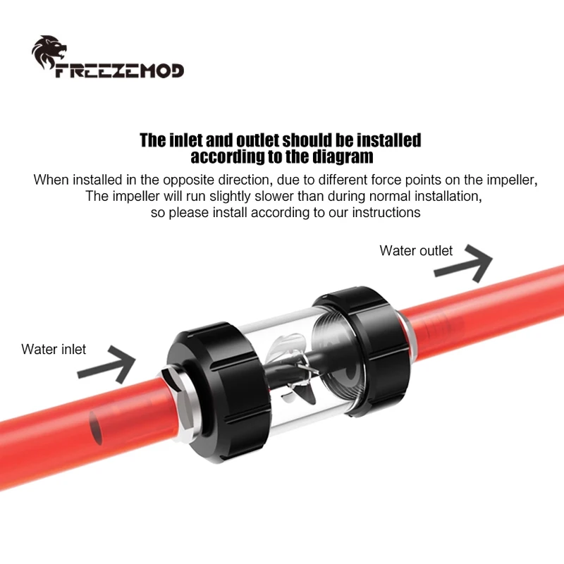 Computer Water Flow Meter, Metal Impeller+Arcylic Body New Design, Industrial-grade SLJ-JX2