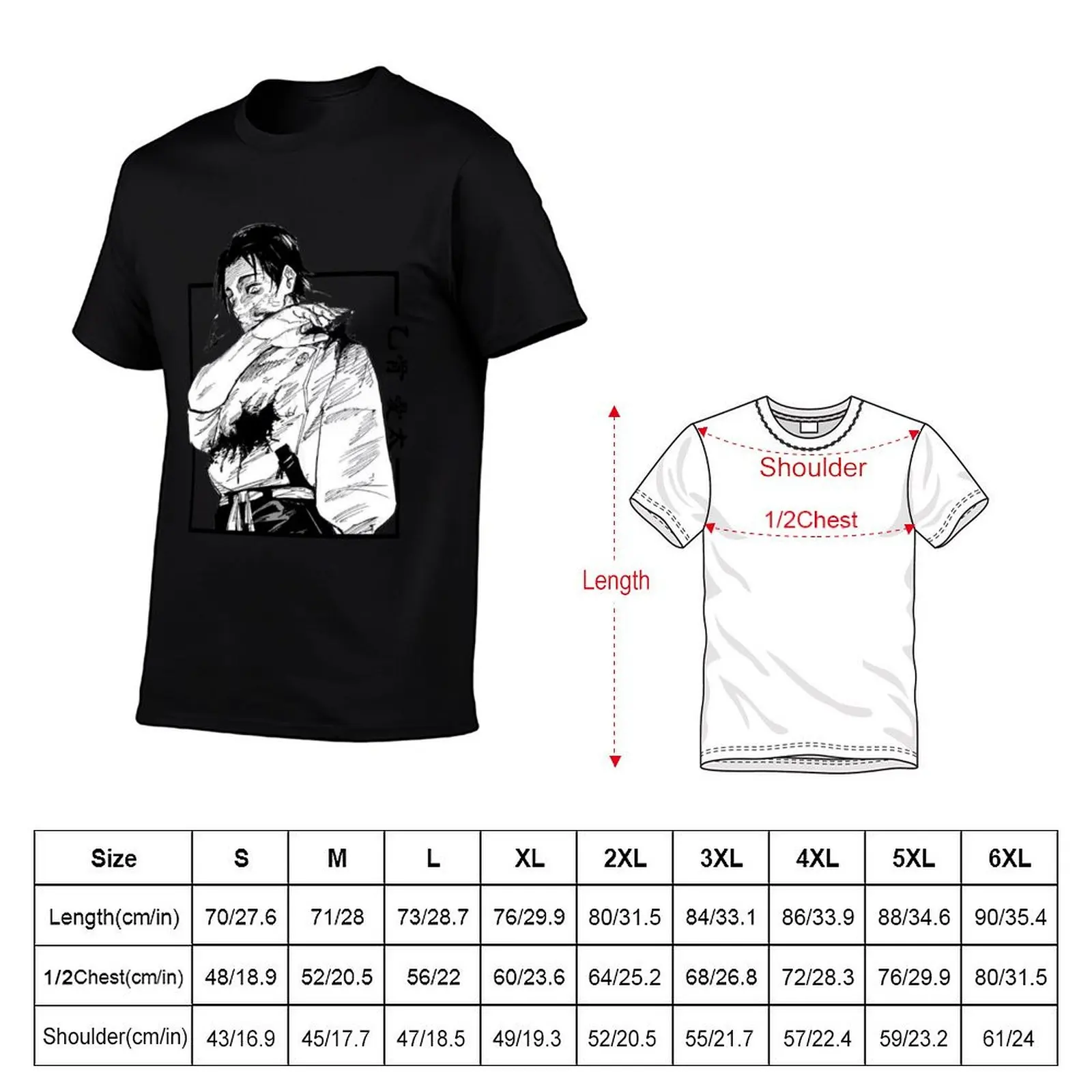 yuta okkotsu T-Shirt man t shirts for men casual men t shirt cotton 100% cotton t shirts high quality T-shirt