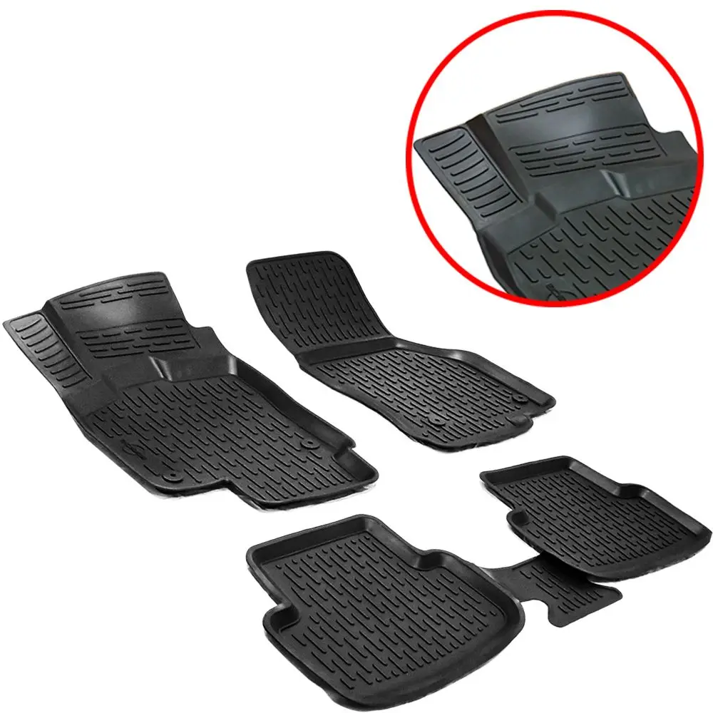 For Kia Bongo Mat 3D Pool Black Redline PRO 2 Piece