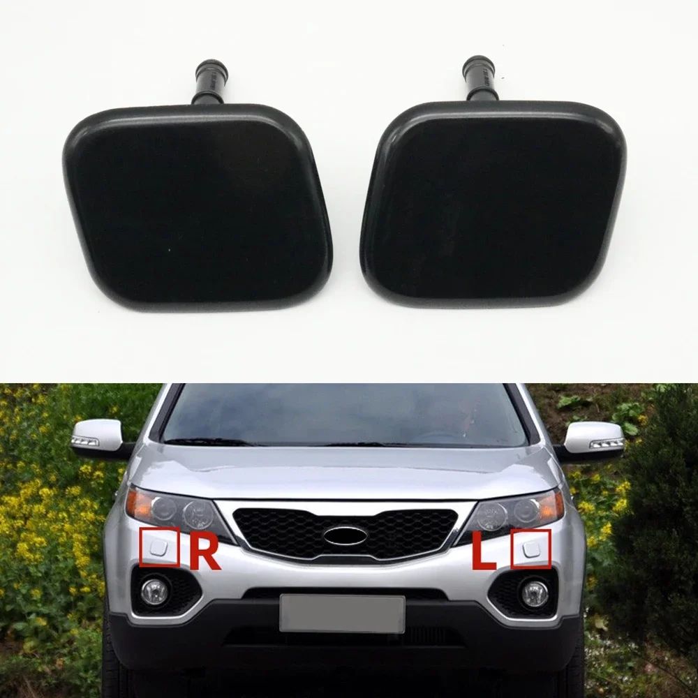 For KIA Sorento 2010 2011 2012 Front Headlight Washer Cylinder Spray Nozzle Jet Cover Cap