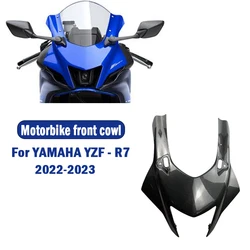 For YAMAHA YZF - R7 YZF-R7 2022 2023 ABS Carbon Fiber Motorcycle Accessories Front Headstock Cover Fairing Parts Kits