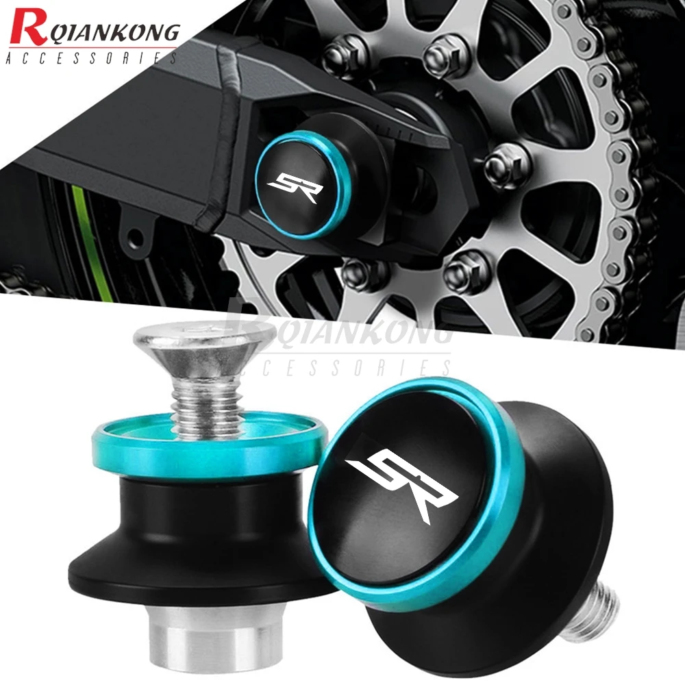 Swingarm Sliders 10MM FOR CFMOTO CF SR 250SR 300SR 450SR 500SR VOOM 675SR 675SRR 675SR-R Swingarm Spools Rear Stand Screw Slider