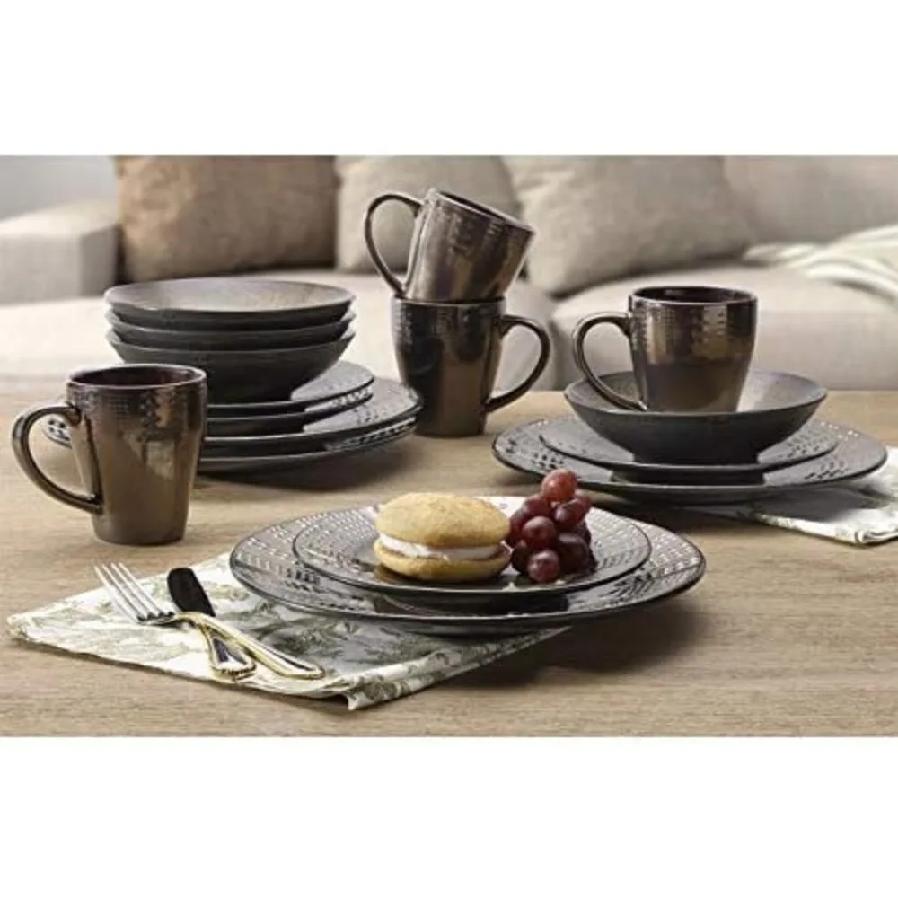 Gourmet Basic by Mikasa Verona 16-Piece Dinnerware Set, Service for 4