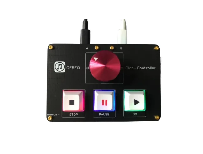 QLAB dual control controller that supports all kinds of broadcast control software such as hirender p1, qlab, SportSound