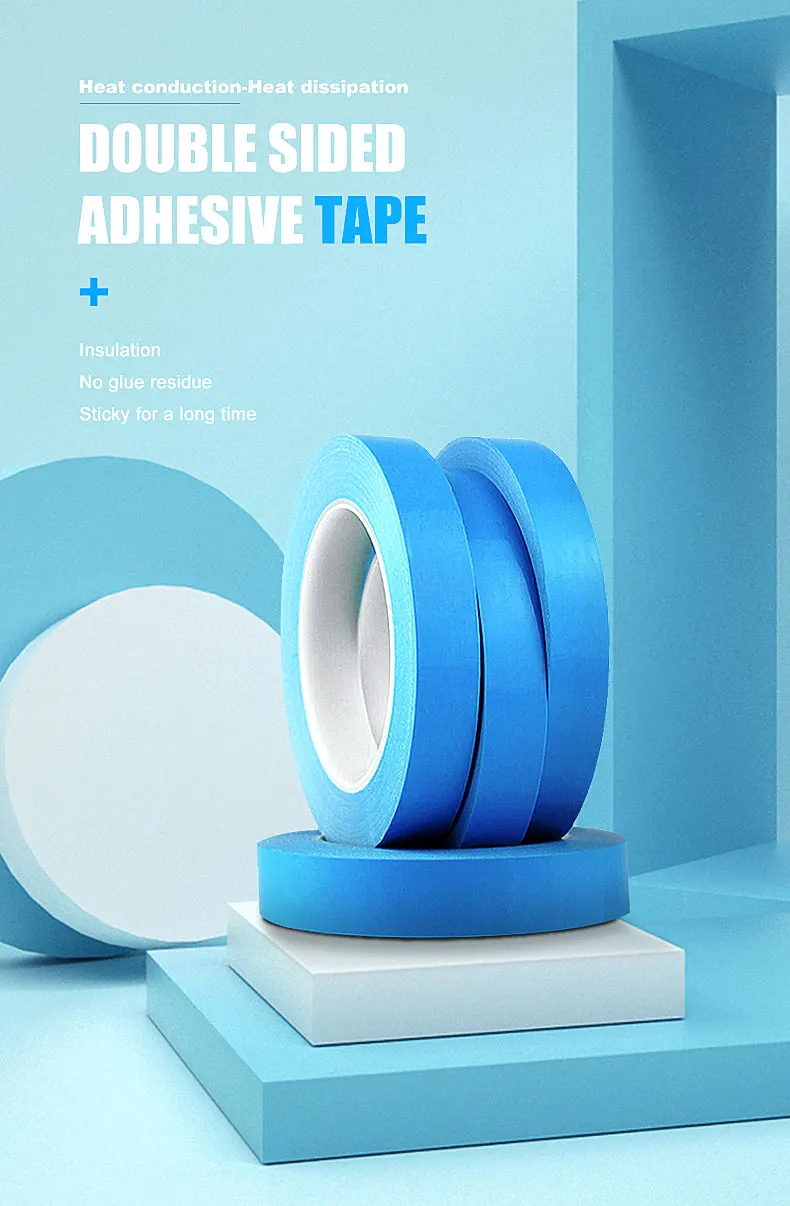 25/5meter Thermal Adhesive Tape Transfer Double Side Conductive Adhesive Tape For Chip PCB LED Strip Heatsink Hardware For