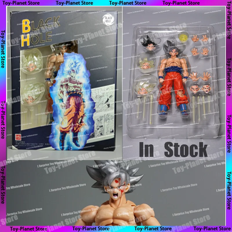 

[In Stock] Black Hole Dragon Ball S.H.Figuarts SHF Ultra Instinct Toyotarou Son Goku Anime Action Figure Figuras Figurine Toys