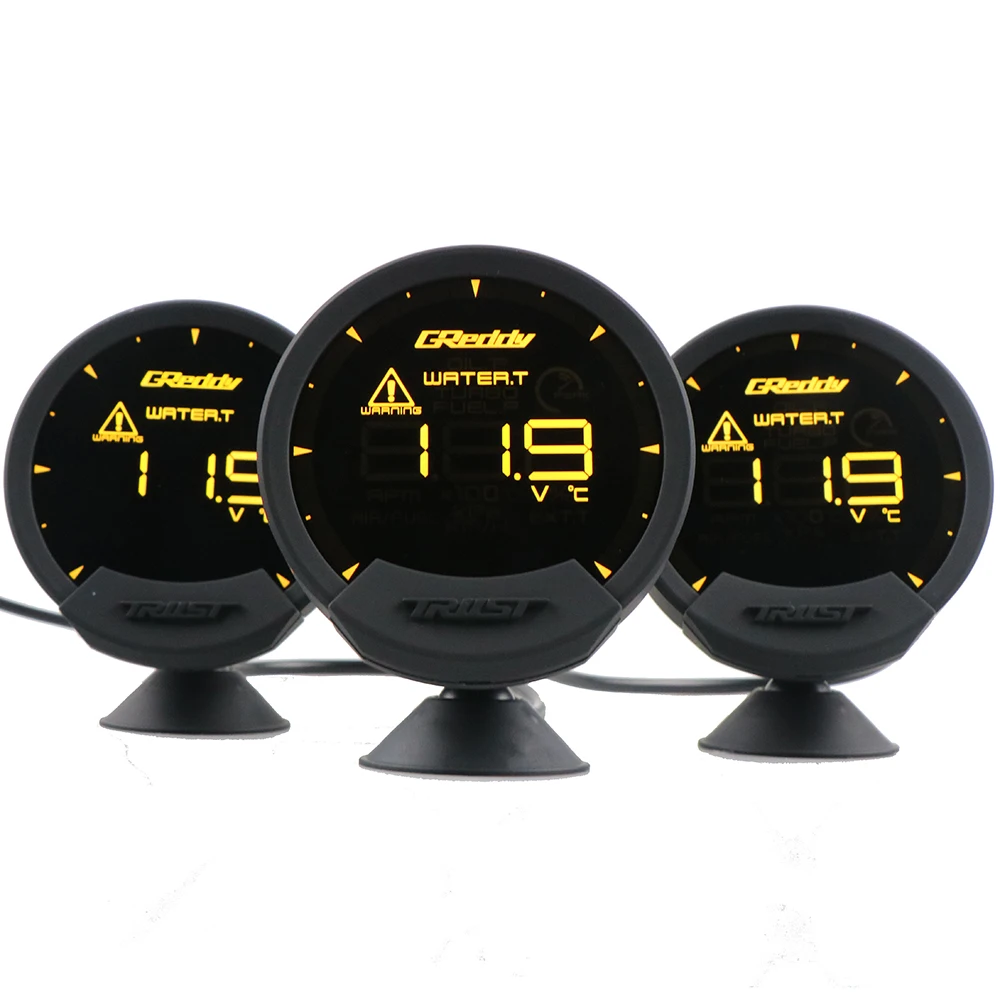 Greddi Sirius 7 Colors LCD Head Up Display Boost Water&Oil Temp Oil Press RPM Fuel Pressure Air-fuel ratio EGT Gauge  ﻿