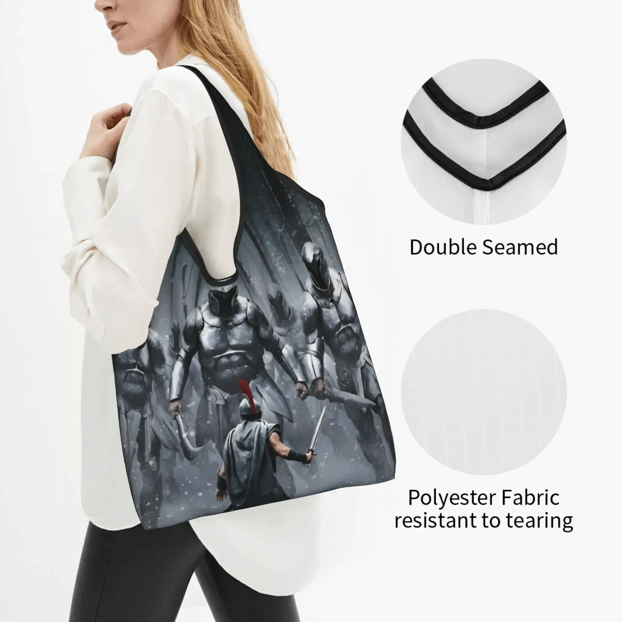 Cute Printing O-Odysseyes Hot Comic Shopping Tote Bag Portable Shopper Shoulder  Handbag