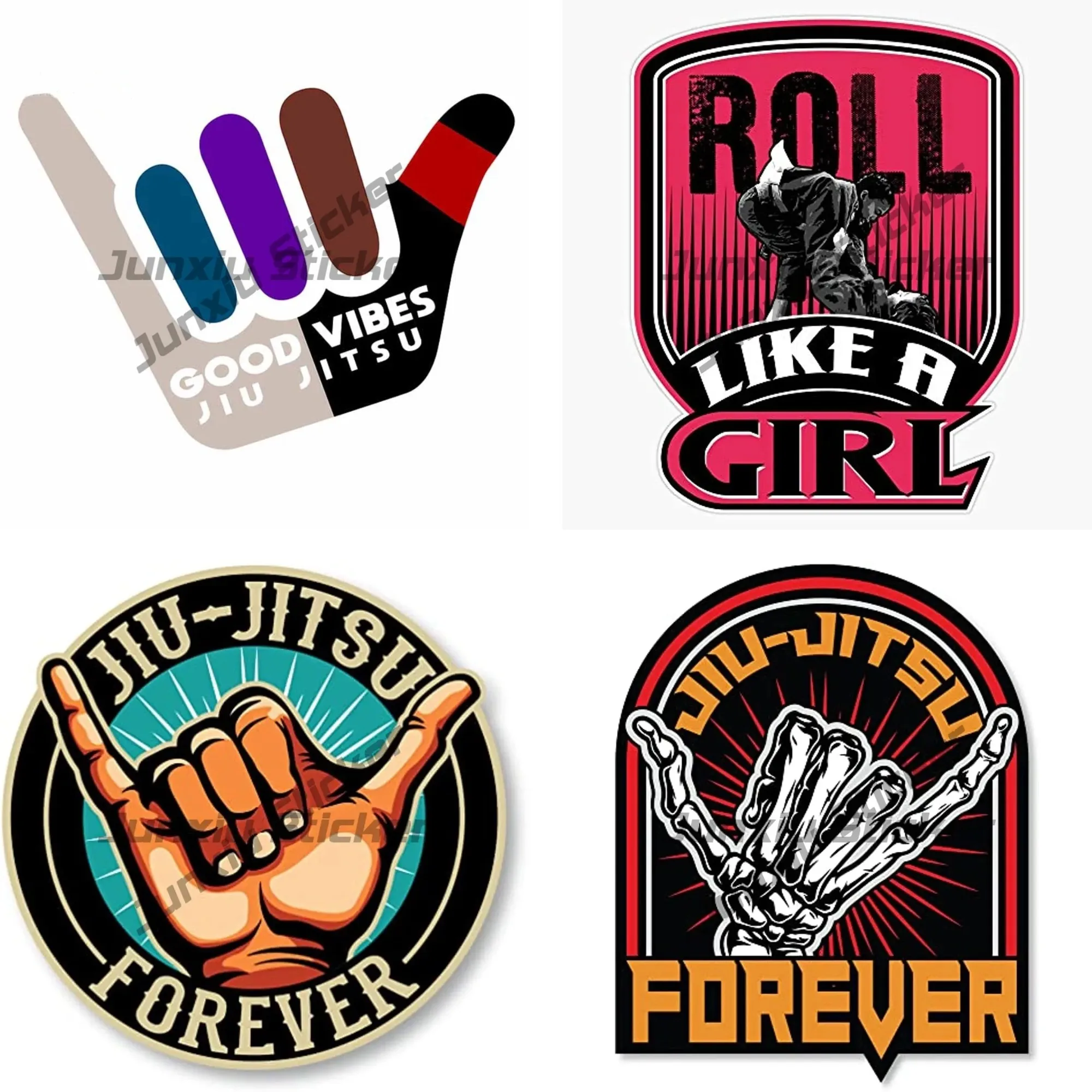 

Martial Arts Grappling Sticker Car Decal For Laptop Window Bumper Wall Waterproof Scratch Resistant Combat Sport Accessories