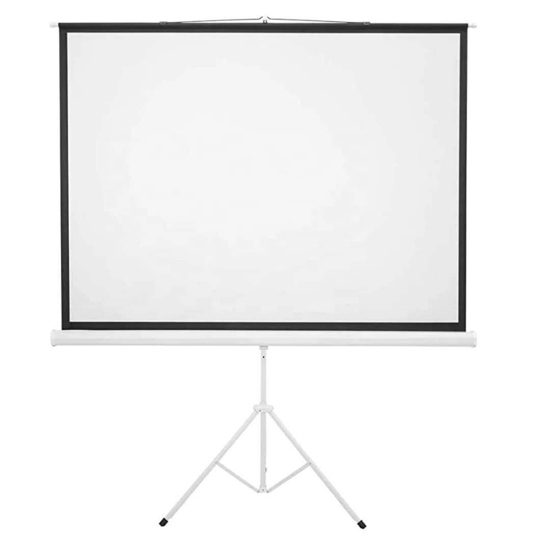 2026Floor Standing Projector Screens 100 Inch 120 Inch Projection Screenpromote sales