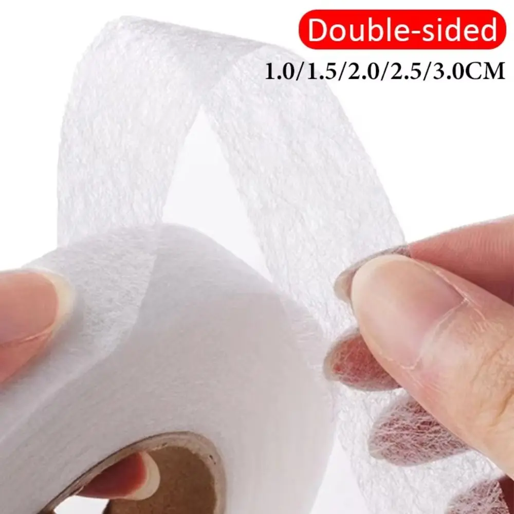 

60M Interlining Adhesive Tape Non-woven Double-sided Sewing Interlining DIY Clothes Ironing Hem Tapes for Shorten Repair Pants