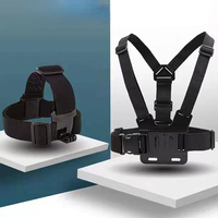 Chest Strap Mount Belt Headband for Gopro Hero 11 9 8 7 6 5 Action Camera Head Harness Support Holder for Go Pro Pov Accessories