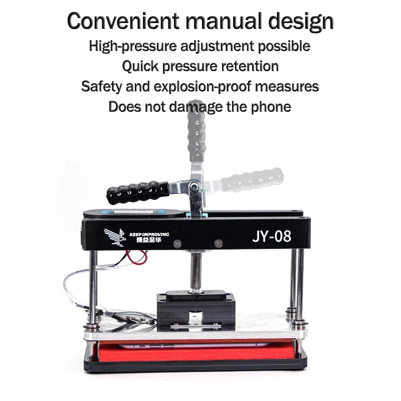 Universal Mobile Phone Screen Repair Cover, Curved Screen Fitting, Fixed Pressure Holding Fixture