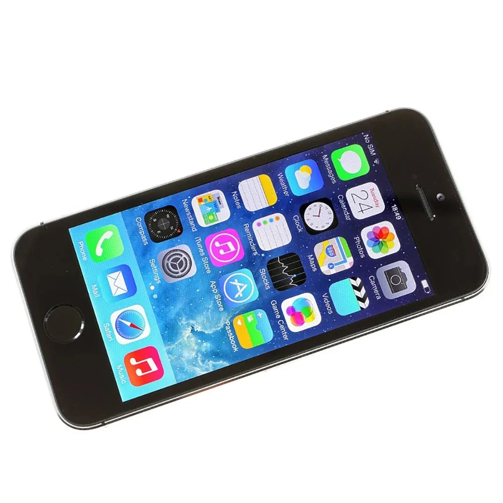 شاشة Apple iPhone 5S 4G 4.0 بوصة بحالة جيدة بطارية 1560 مللي أمبير مستعملة