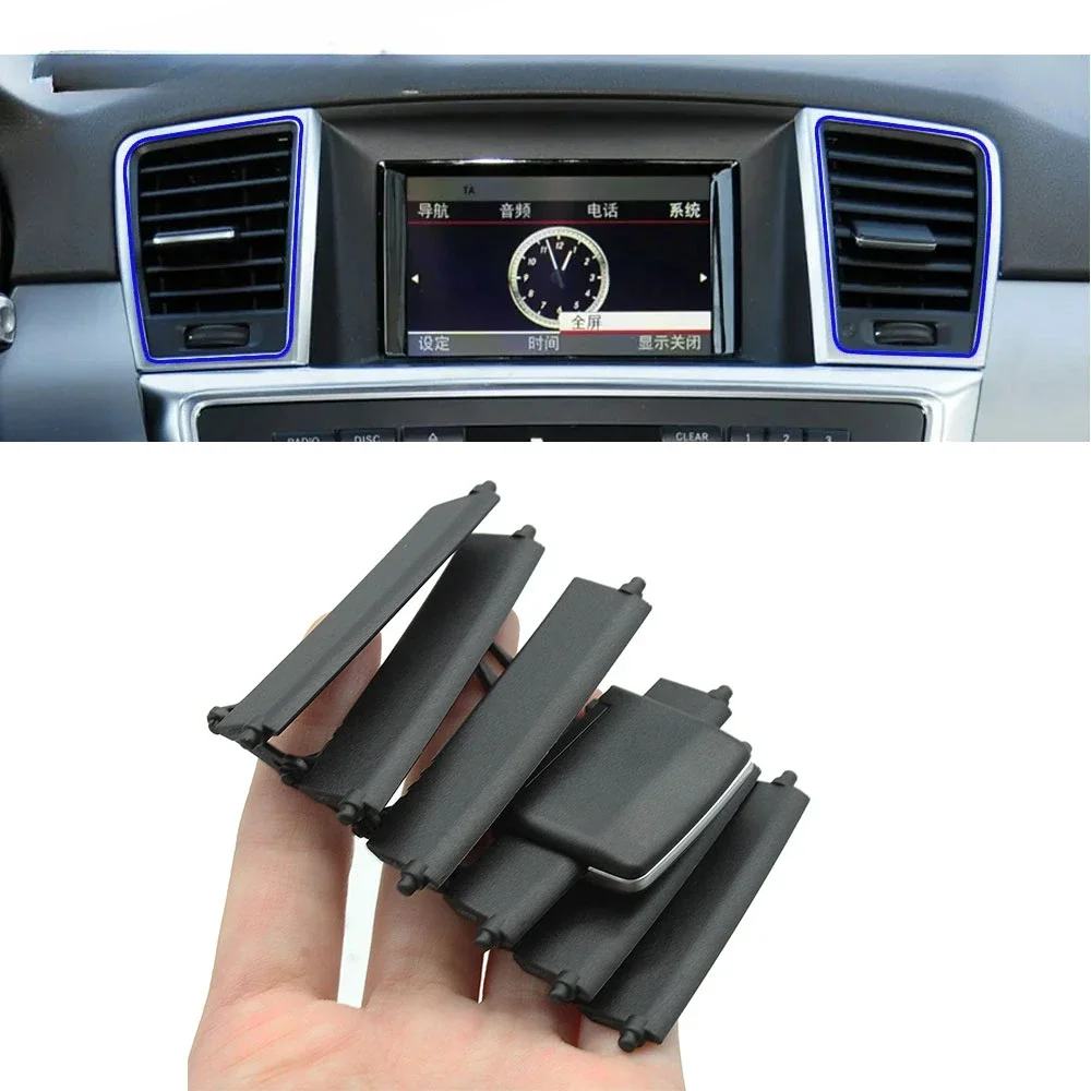 Dashboard Front Center Air Conditioning AC Vent Outlet Grille Tab Clips Paddle Repair Kit For BENZ ML GL Class W166 W292 GLE GLS