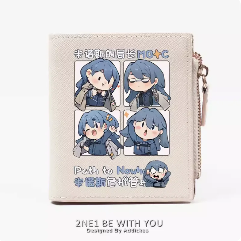 

Anime Path to Nowhere Zipper Wallet Fold Bag Multi Card Coin Pocket Holder Fashion Kids Wallets Gift