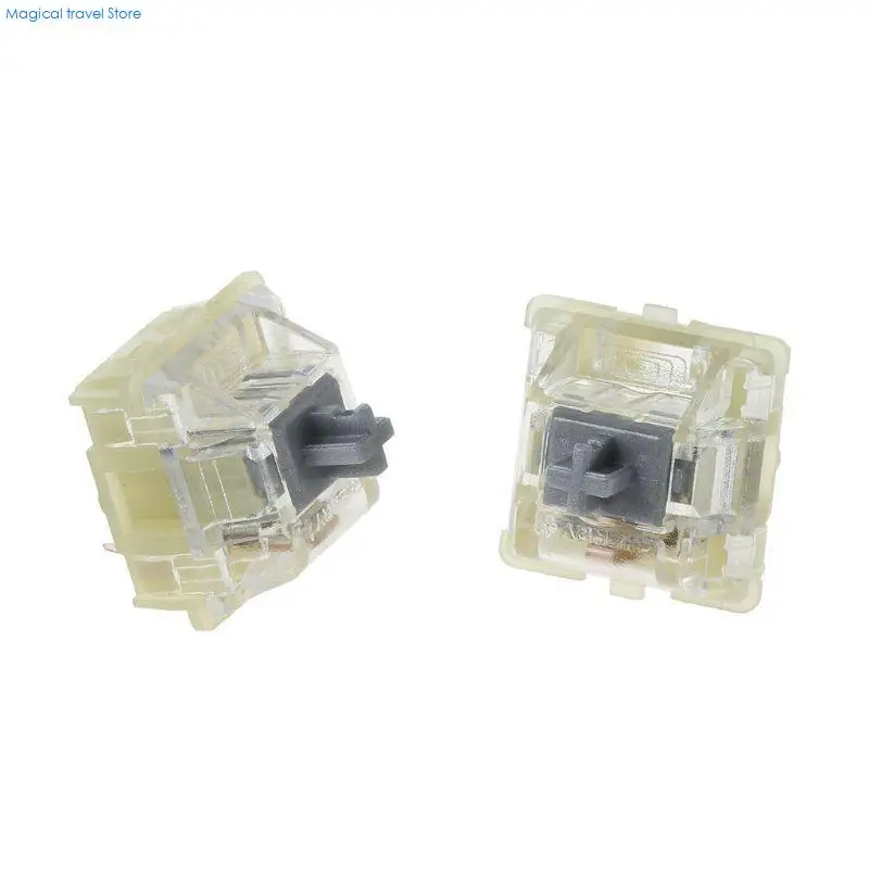 N2UB RGB Cherry Mx Switches Keycap Keyswitches Keymodule Mechanical Keyboard Switches Replacement (Silver 3 pin, 2 pcs)