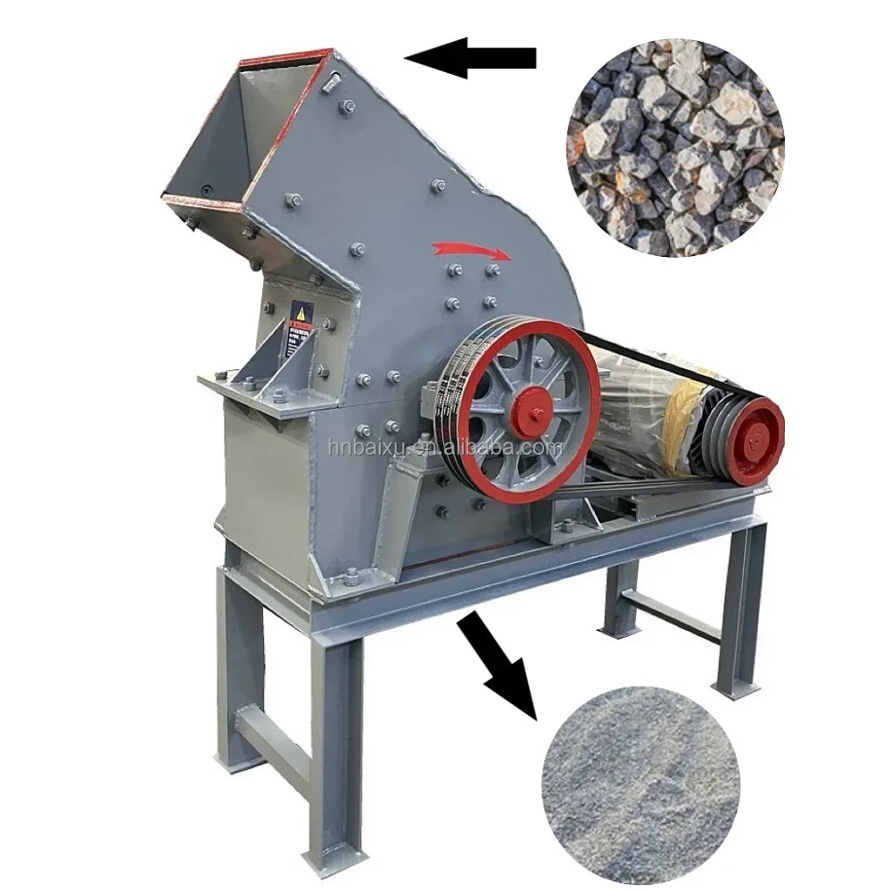 Small Mobile Pc-310*520 Building Stone Concrete Hammer Crusher Quartz Stone Hammer Sand Making Machine