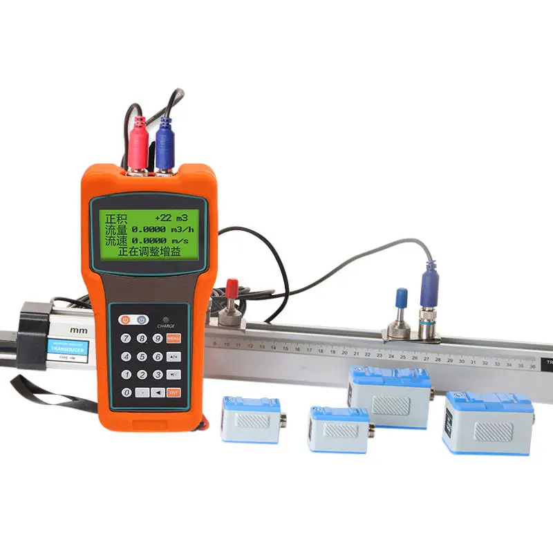 Ultrasonic & mass flow meters for air electromagnetic flow meter Handheld Clamp On flowmeter