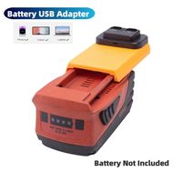 for HILTI 22V B22 CPC Volt Lithium Battery Power Bank Source Adapter  PD/QC3.0 USB Fast Charger（Adapters Only）