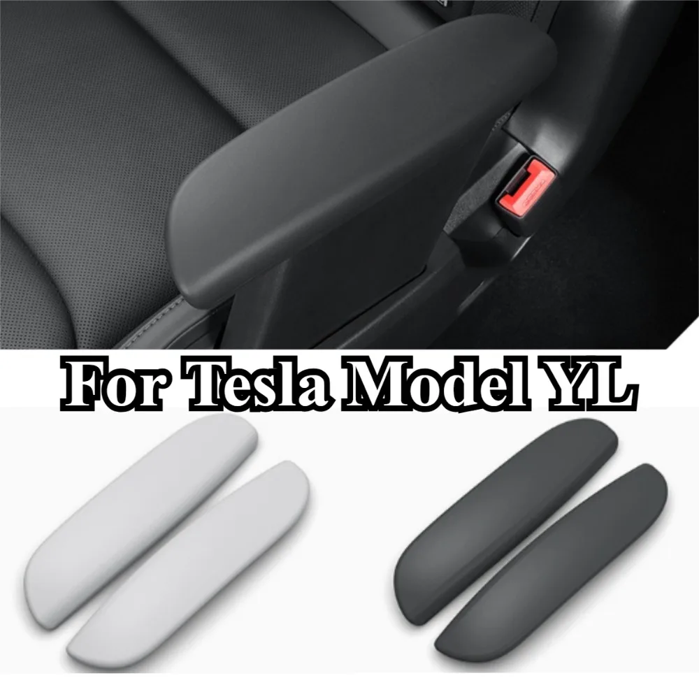 Car Handrail Protective Gloves For Tesla Model YL 2025+ Second Row Armrest Protective Cover Interior  Mouldings Car Accessories