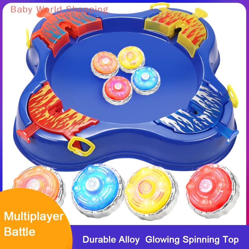 Set Spin Battle Arena - Gioco da tavolo con trottola per competizioni multigiocatore e interazione familiare