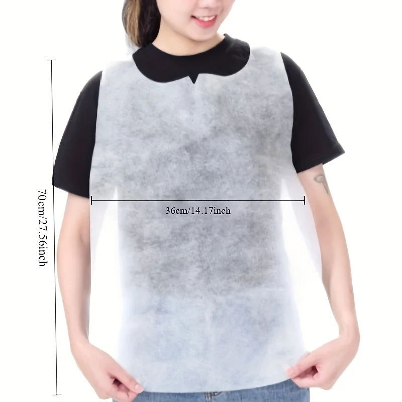 20/100 عبوة من مآزر المزيج القابل للتصرف، قماش غير منسوج، بوليستر، وعاء ساخن للشواء، مآزر تناول الطعام للضيوف #3