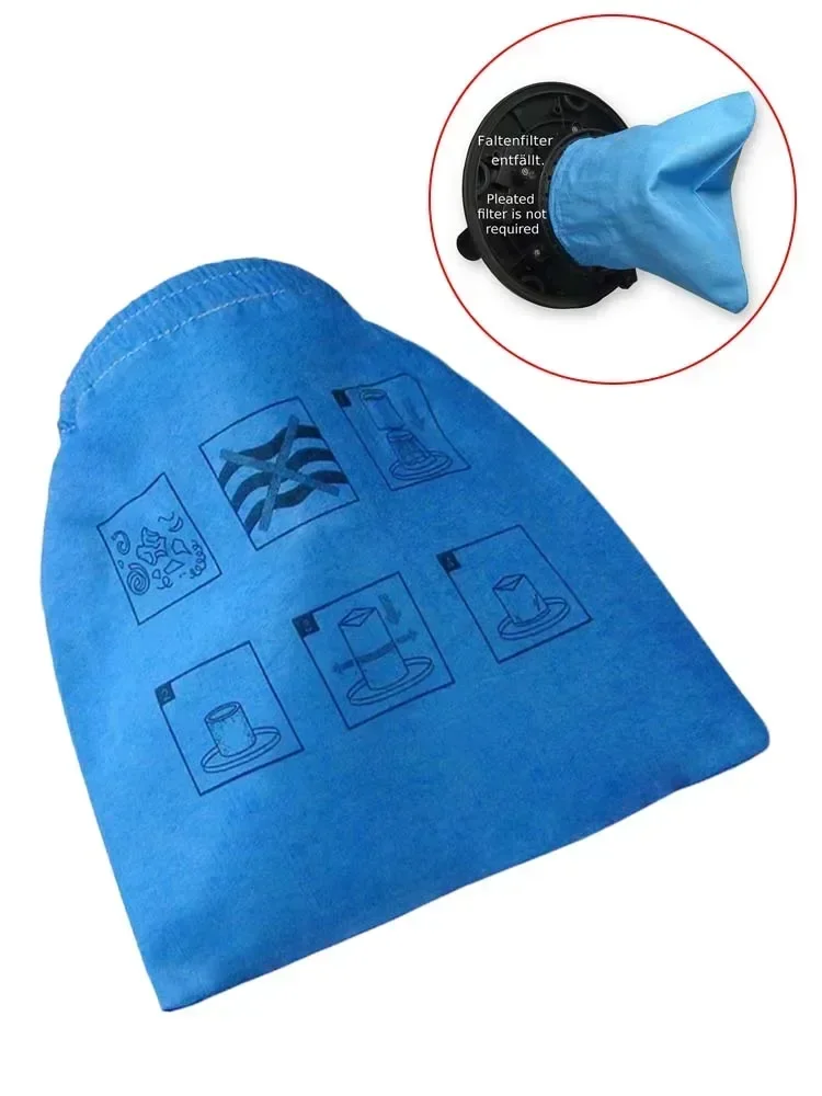 Imagem -02 - Filtros de Aspirador de pó Filtro Têxtil Bolsa de Tecido Reutilizável para Aspirador de pó Molhado e Seco Filtros Coletor de Poeira Peças de Reposição
