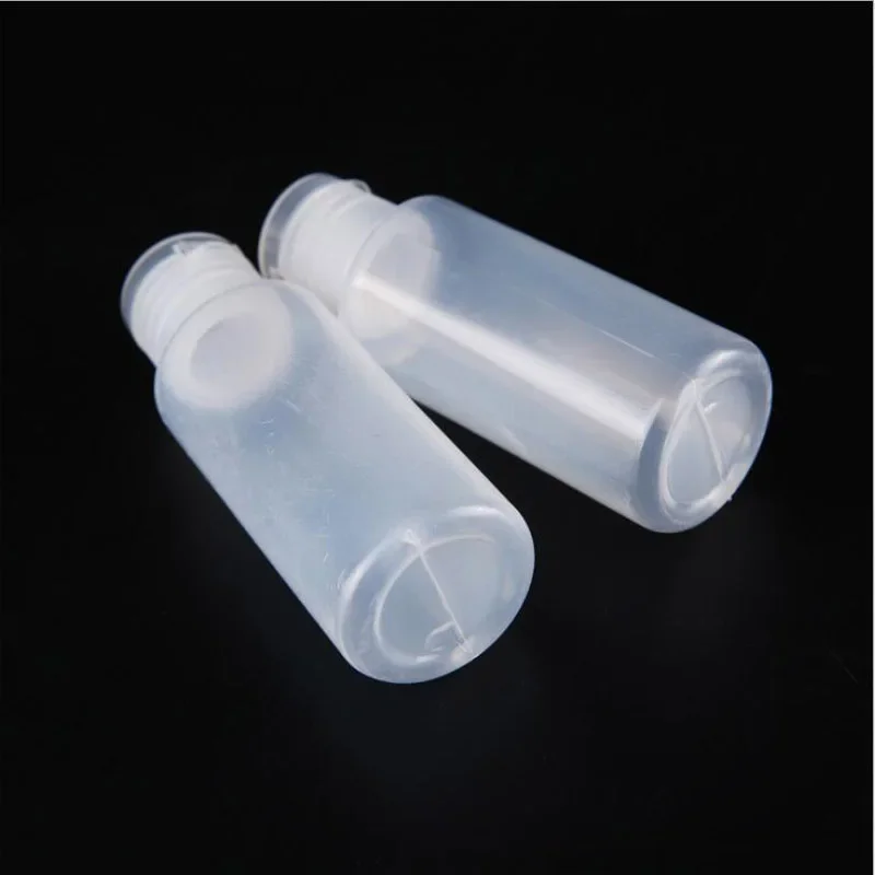 10 Chiếc 10 Ml/20 Ml/30 Ml Nhựa Squeezable PE Lật Nắp Dưỡng Chai Mỹ Phẩm Mẫu Hộp Đựng chất Lỏng Du Lịch Lọ Lọ Bình