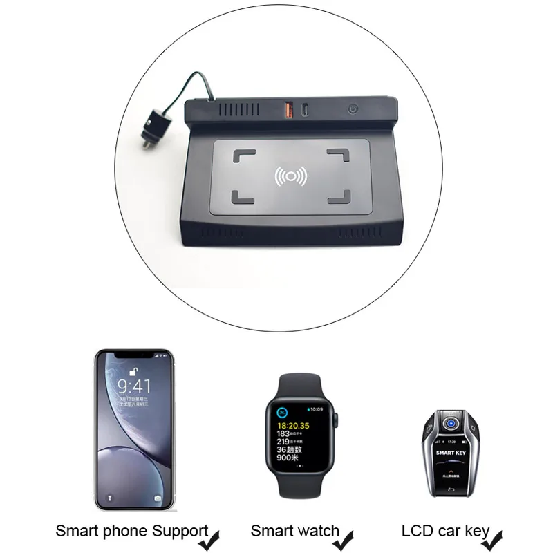 Car Wireless Charger For Toyota Raize Daihatsu Rocky Accessories Fast Phone Charging Plate Interior Modification Parts 2020-2023 - Image 5