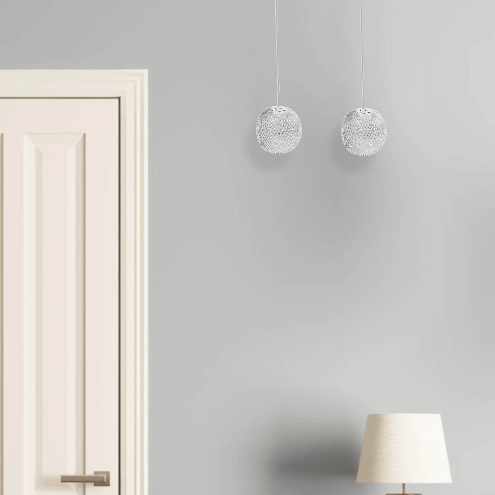 

3pcs Metal Lamp Shades Hollow-Out Light Covers Decorative Spherical Lampshade Durable Ceiling Lamp Cover Ornament Warm Mood