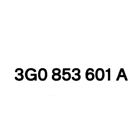 3G0853601A  3G0 853 601 A