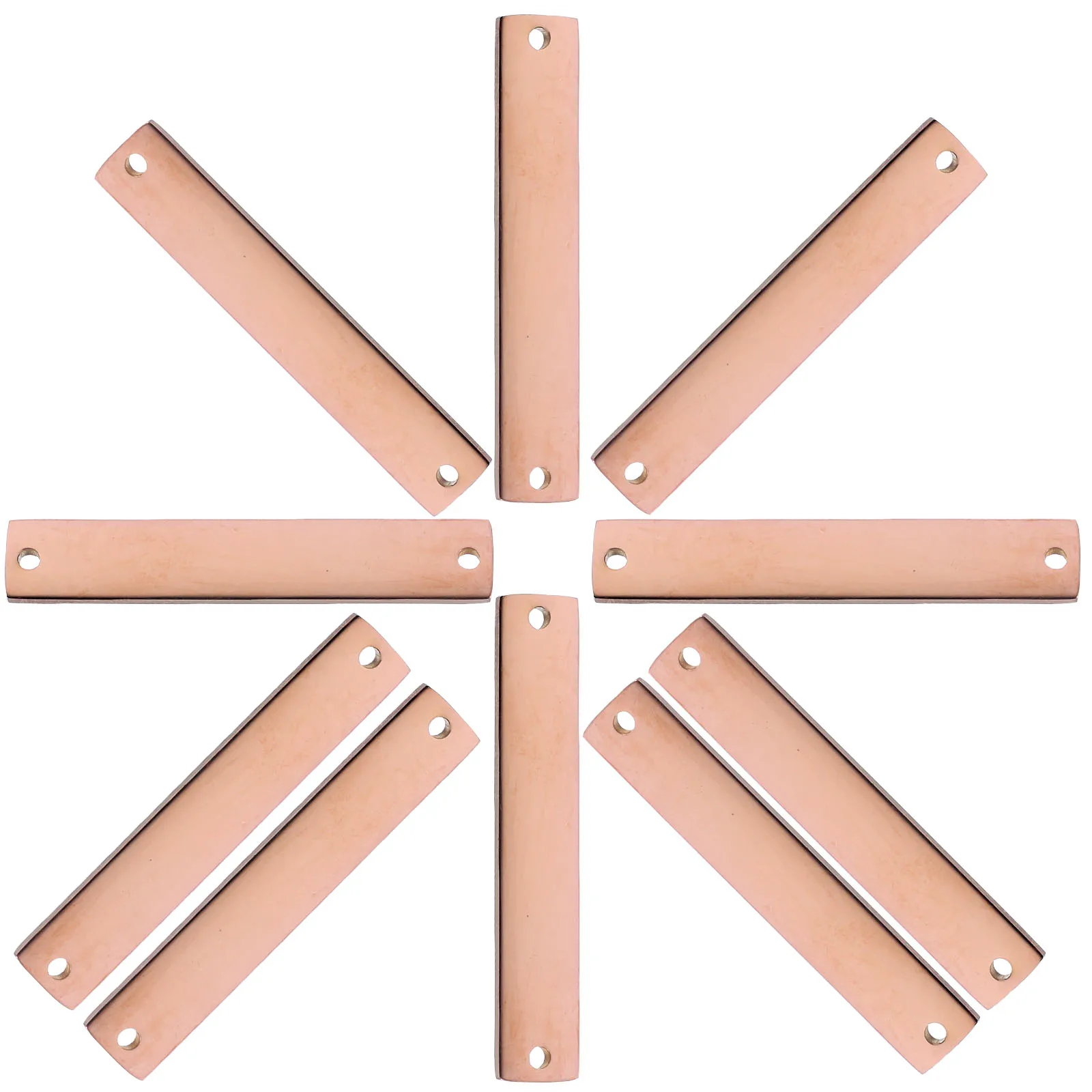 

10 Pcs Plating Dual Hole Connector Metal Jewelry Accessories Brass DIY Making Women's