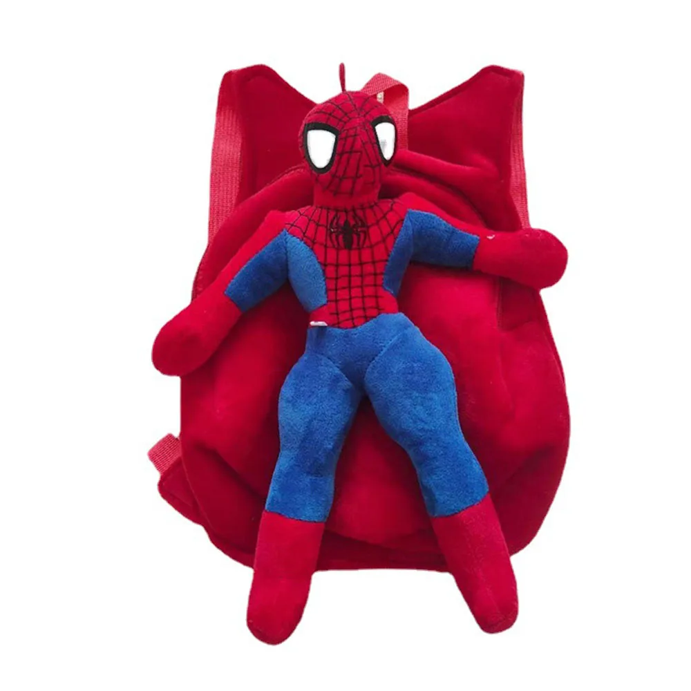 Nowa torba z kreskówek 3D Spider-Man Prezent urodzinowy dla dzieci Regulowana torba z figurką anime Urok Plecak przedszkolny Prezent na imprezę