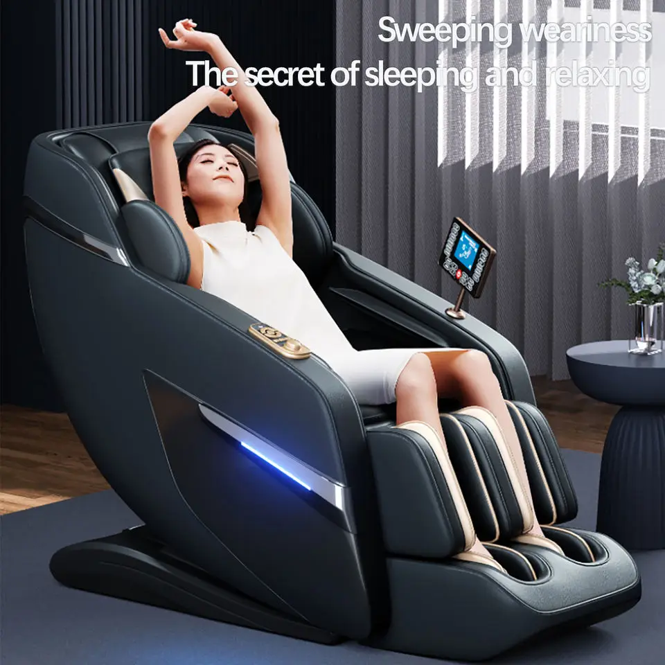 2024 nowa wielofunkcyjna muzyka Bluetooth na całe ciało automatyczna 3d SL Track Zero Gravity Sofa luksusowy japoński fotel do masażu