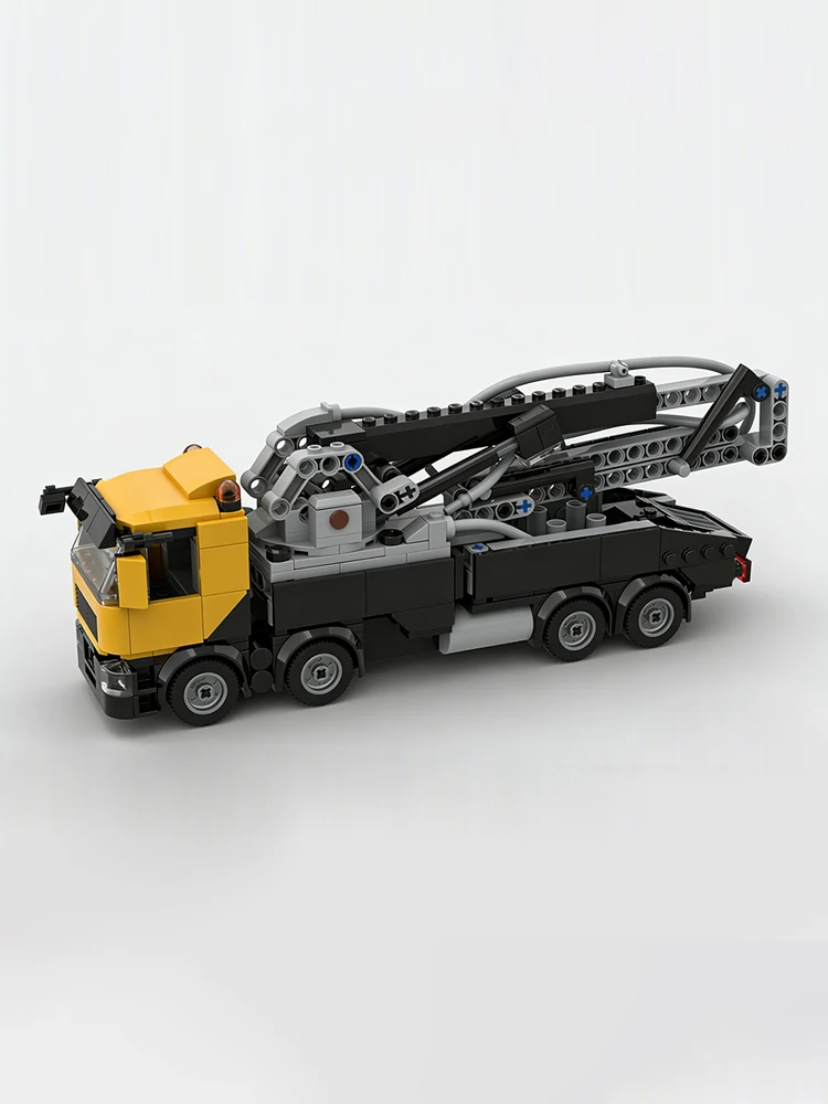 Nieuw stadsbouwvoertuigmodel MOC Bouwsteen Cementpompwagen Modulaire technologie Cadeau Vakantieassemblage Kinderspeelgoed - afbeelding 2