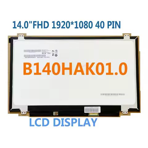Wholesale B140HAK01.0 NV140FHM T00 R140NWF5 R1 R6 Touch LCD Screen For Lenovo ThinkPad T470P T470S T470 T480 T480S A485