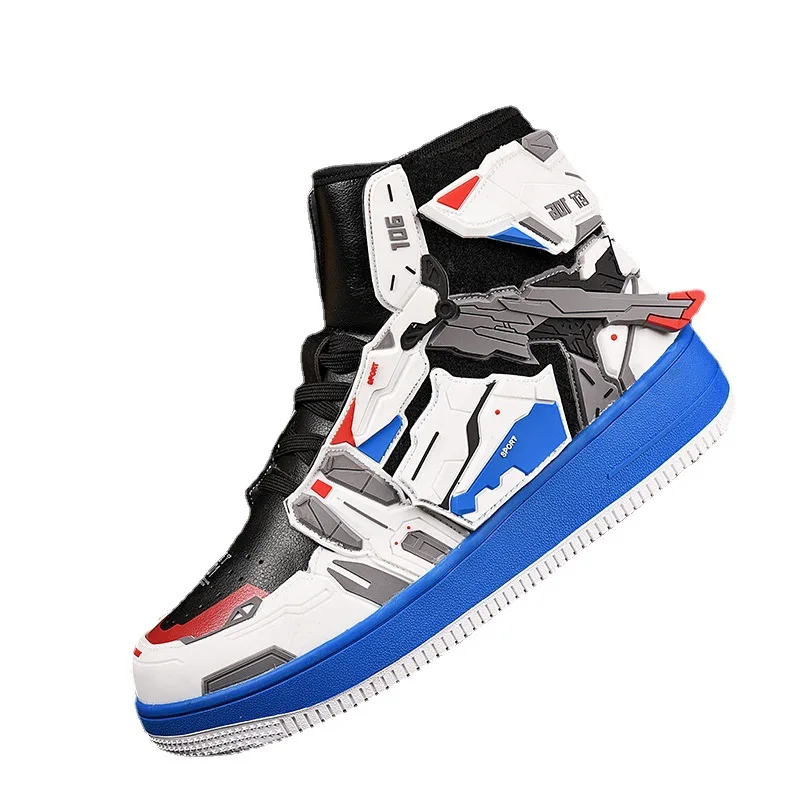 EVA รองเท้าอนิเมะรองเท้าผ้าใบคอสเพลย์ของผู้หญิงรองเท้าผ้าใบปีกเย็นด้านบนสูงรองเท้าวิ่งสำหรับผู้ชายหรูหรากลางแจ้งรองเท้าบาสเก็ตบอล