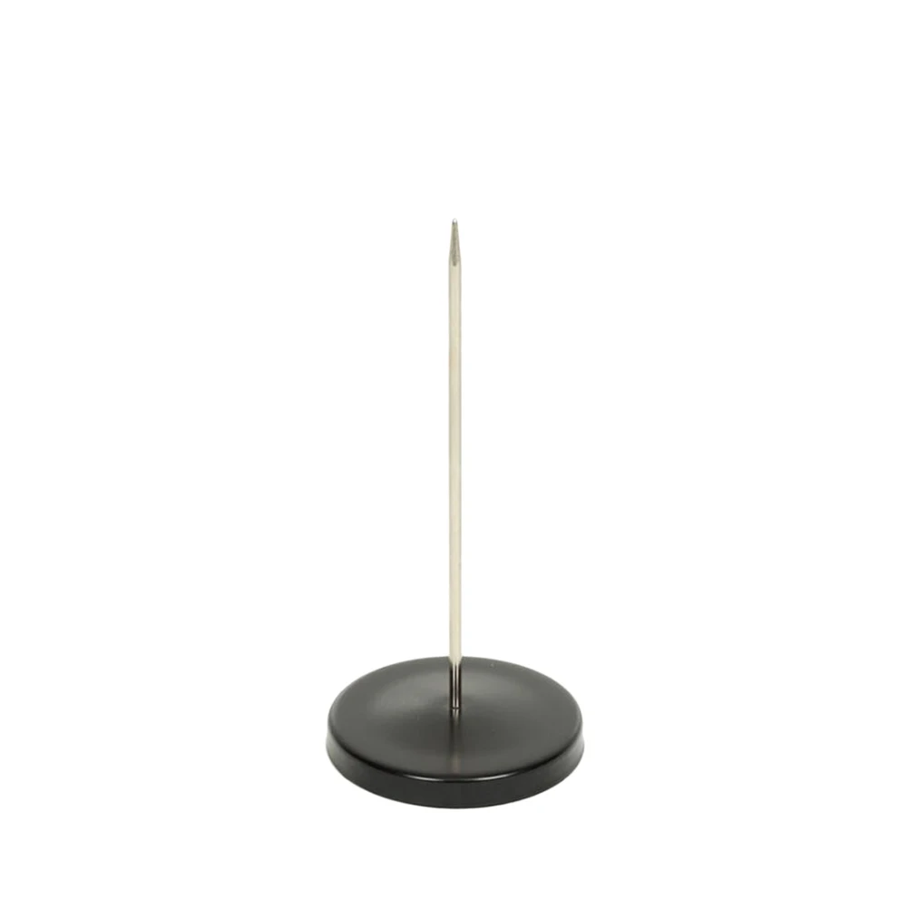 

2 PCS Bill Storage Check Holder Receipt Desk Straight Rod Iron Base Anti-Corrosive Restaurant Office Use